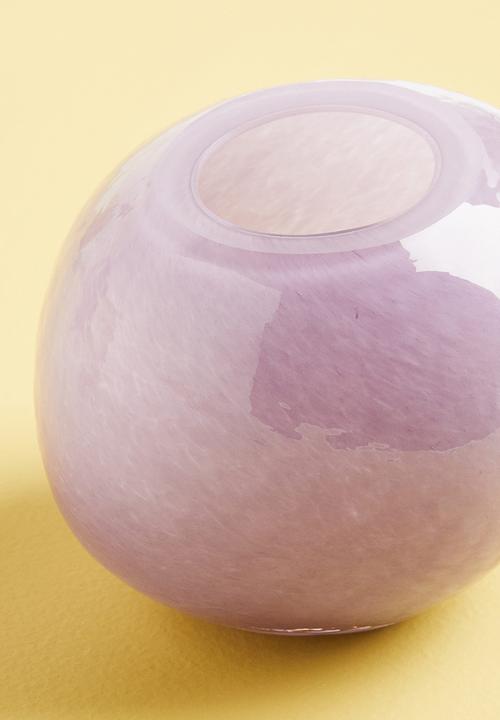 H&M - Small glass vase - purple