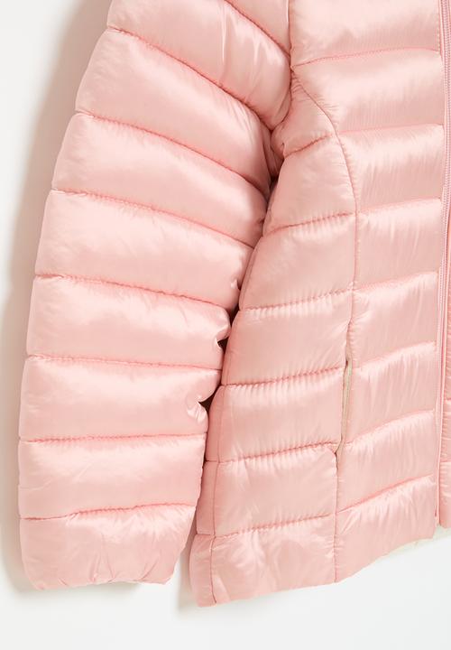 MINOTI - Girls basic puffa coat - pink