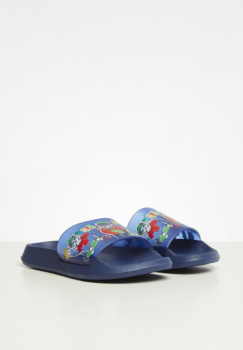The Character Group (Legacy) - Tiger pool sliders - blue