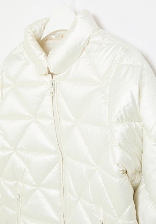 MINOTI - Girls basic puffa coat - ecru