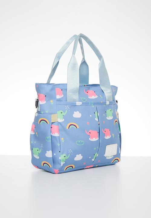 Pop Candy - Printed nappy bag - blue