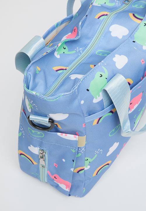 Pop Candy - Printed nappy bag - blue
