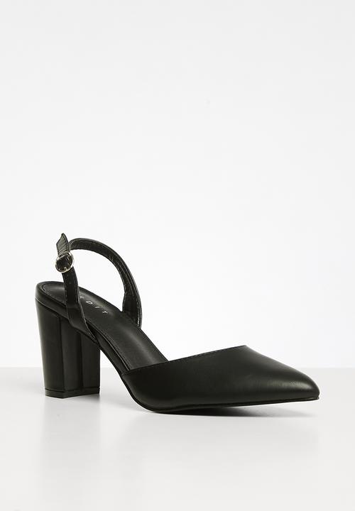 edit - Alexa block heel - black