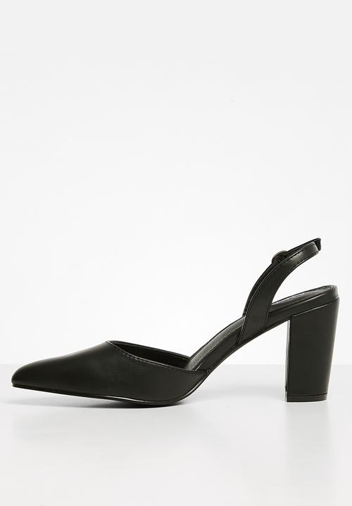 edit - Alexa block heel - black