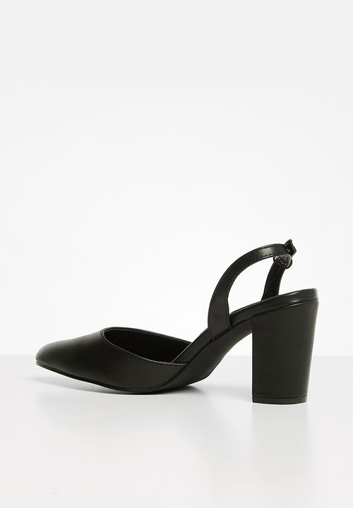 edit - Alexa block heel - black