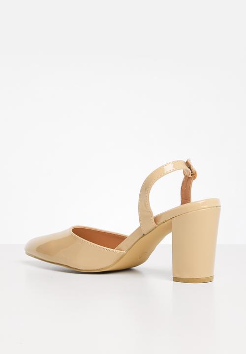 edit - Alexa block heel - neutral