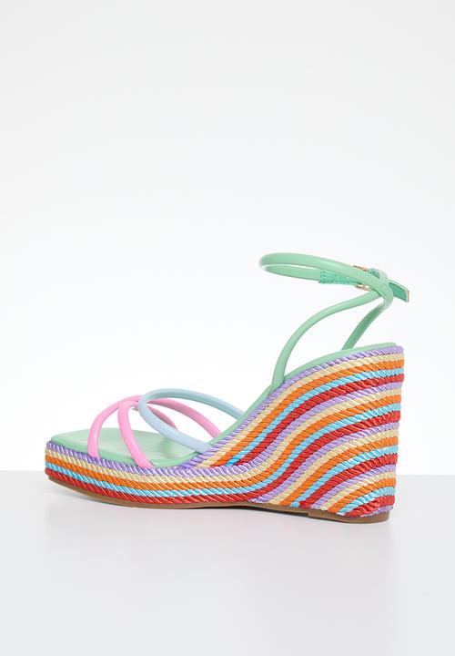 Madison® - Azalia wedge sandal - green multi