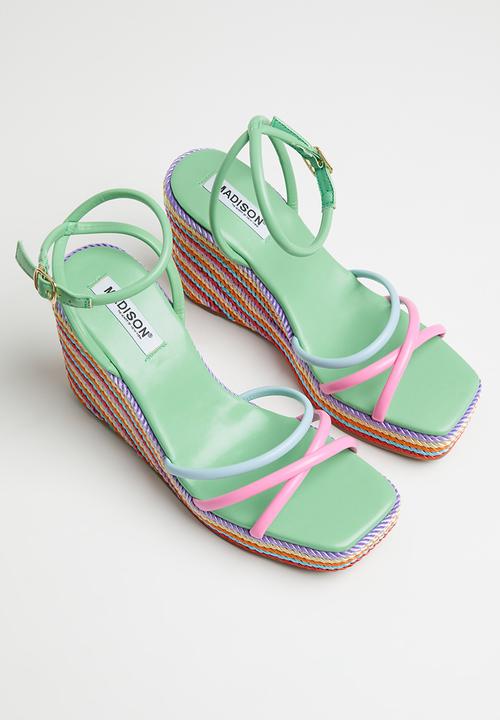Madison® - Azalia wedge sandal - green multi