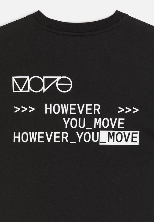 H&M - Drymove™ printed sports T-shirt - black