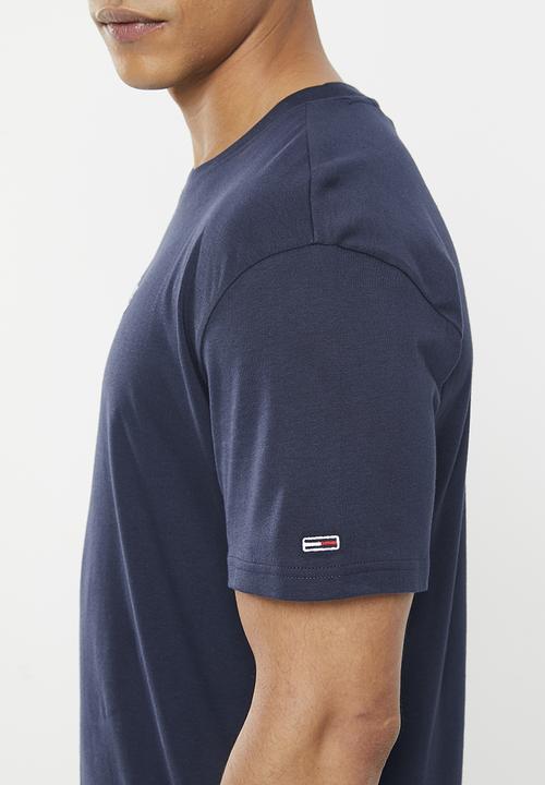 Tommy Hilfiger - Classic linear logo tee - navy