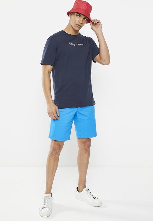 Tommy Hilfiger - Classic linear logo tee - navy
