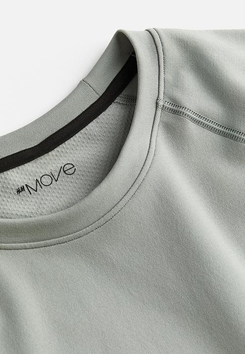 H&M - Drymove™ seamless sports top - grey