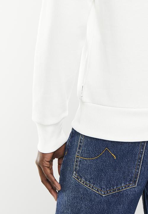 Ben Sherman - Col block crew sweater - ivory