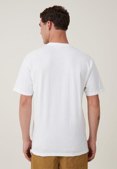 Cotton On - Loose fit art t-shirt - white/unruly
