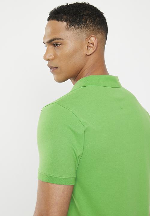 Tommy Hilfiger - Slim placket polo - green