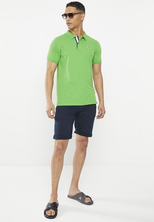 Tommy Hilfiger - Slim placket polo - green