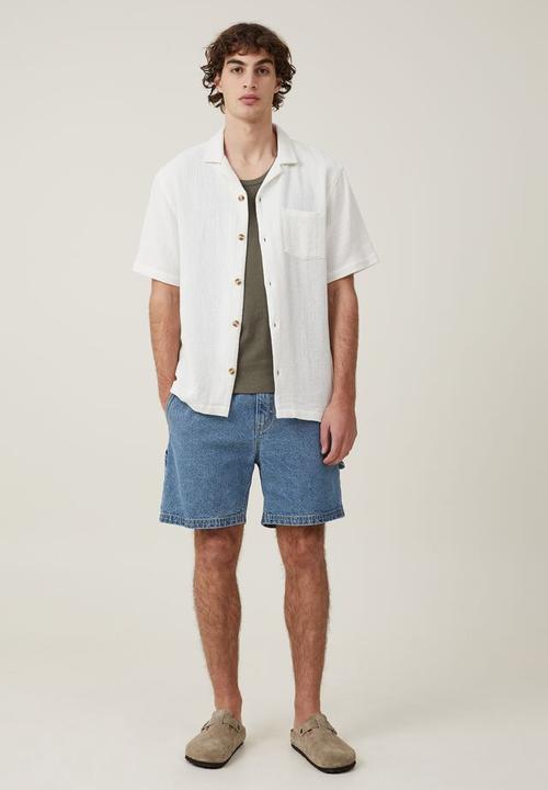 Cotton On - Loose fit rib tank - military