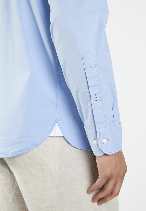 Tommy Hilfiger - Wcc classic flex poplin shirt - cloudy blue