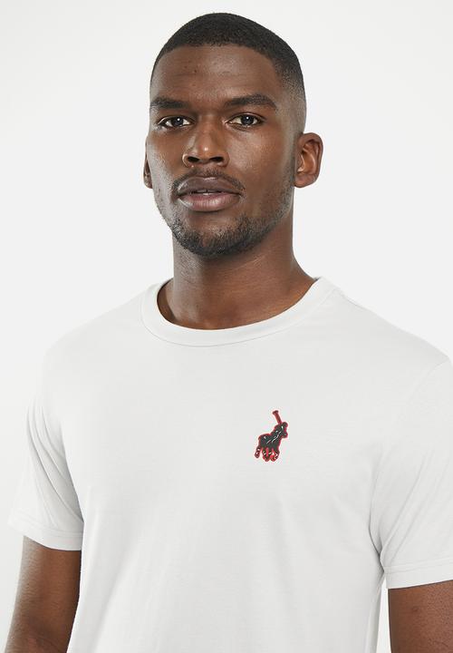 POLO - Men sport short sleeve back logo tee - grey 