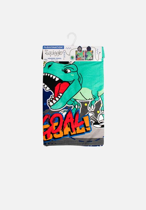 Character Group - T-Rex Hooded Towel - Multi