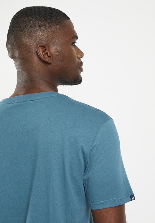 POLO - Mens v-neck short sleeve tee - teal