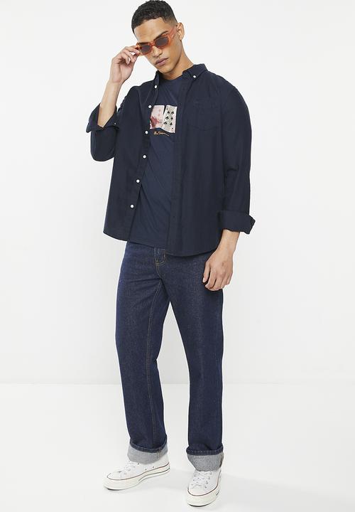 Ben Sherman - Playing card tee-shirt - navy