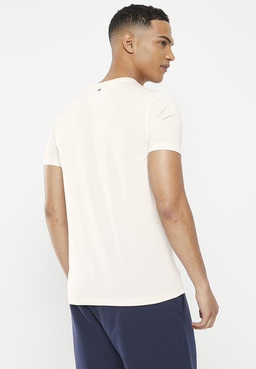 Tommy Hilfiger - Graphic short sleeve training tee - white