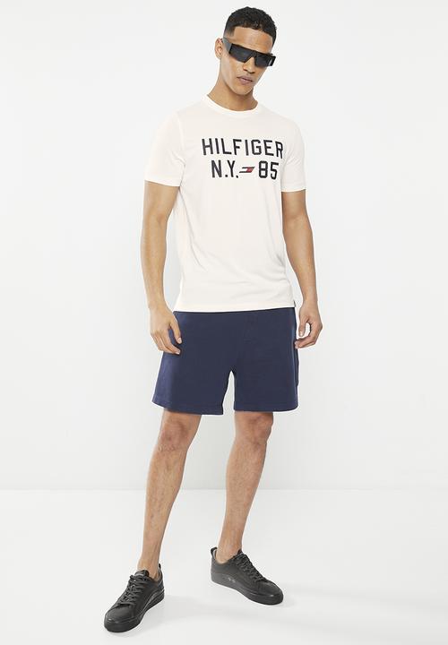 Tommy Hilfiger - Graphic short sleeve training tee - white