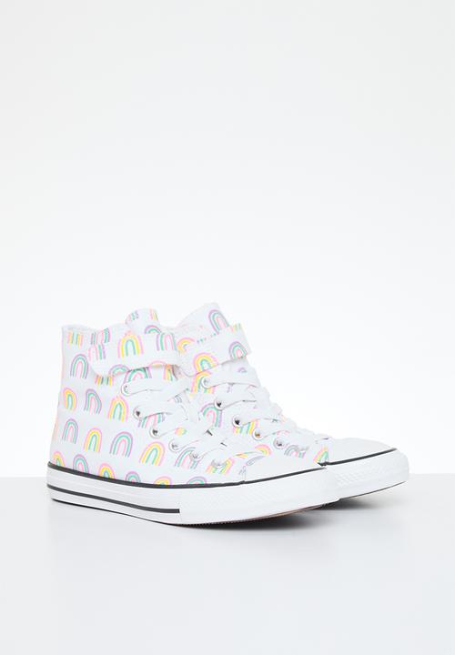 Converse - Chuck taylor all star 1v - white/grape fizz/amarillo