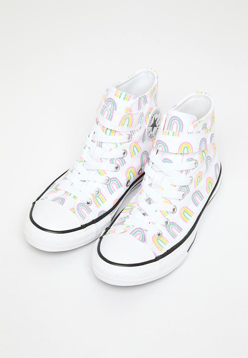 Converse - Chuck taylor all star 1v - white/grape fizz/amarillo