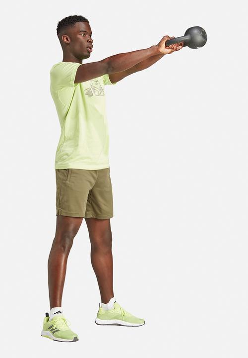 adidas Performance - Train essentials seasonal training graphic tee - green