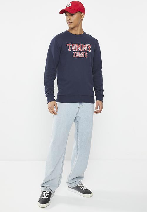 Tommy Hilfiger - Regular entry graphic crew - navy 