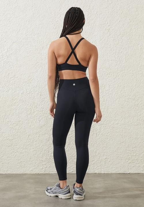 Cotton On - Ultra luxe crossover 7/8 tight - black