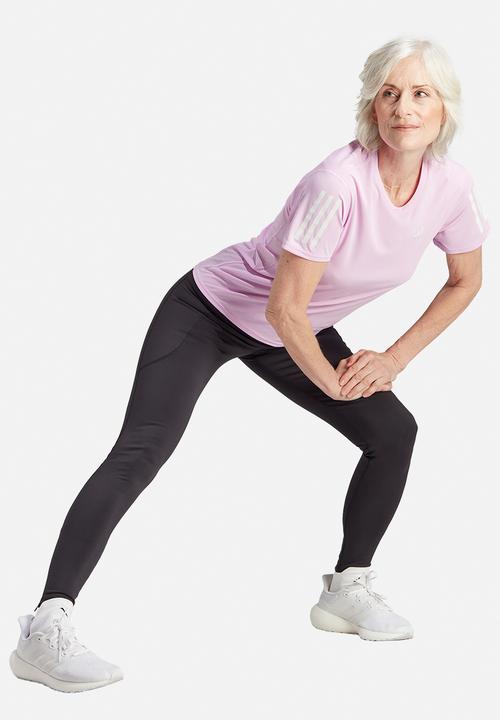 adidas Performance - Own the run tee - bliss lilac
