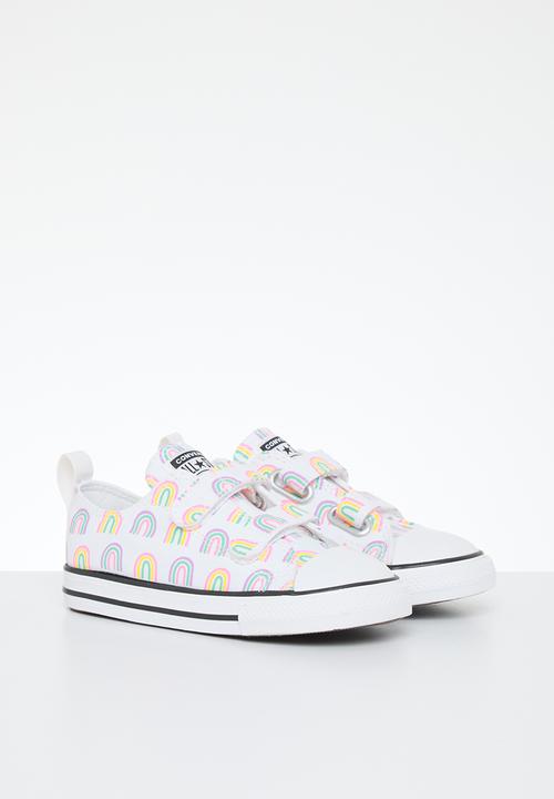 Converse - Chuck taylor all star 2v - white/grape fizz/amarillo
