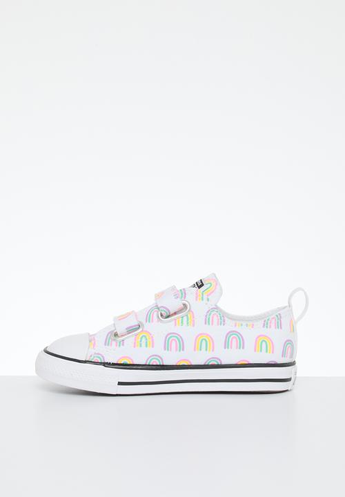Converse - Chuck taylor all star 2v - white/grape fizz/amarillo