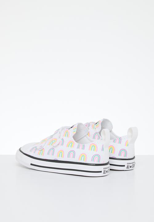 Converse - Chuck taylor all star 2v - white/grape fizz/amarillo
