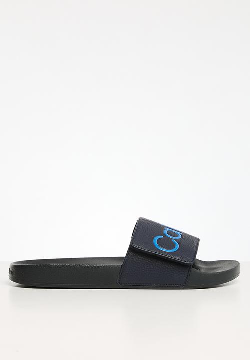 Calvin Klein - Adj pool slide pu - ck navy