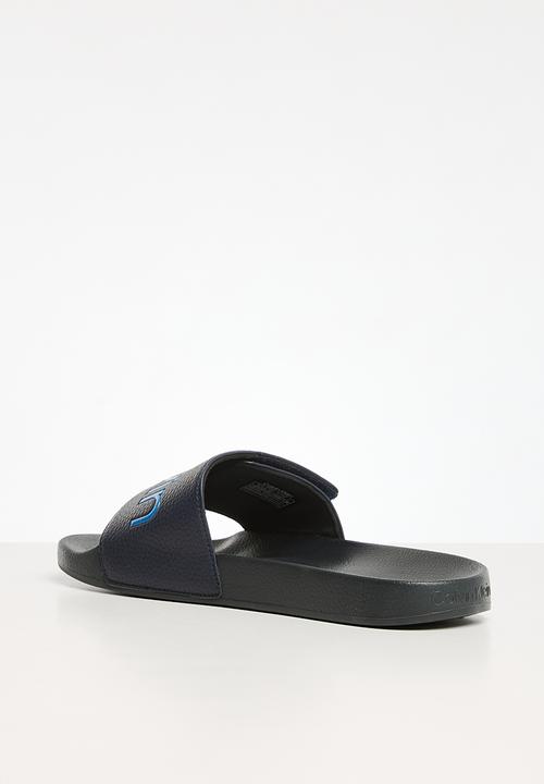 Calvin Klein - Adj pool slide pu - ck navy
