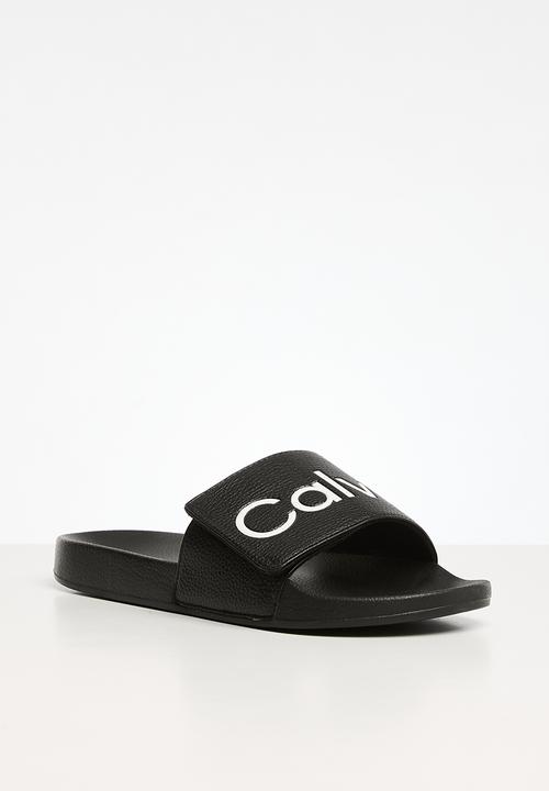 Calvin Klein - Adj pool slide pu - ck black