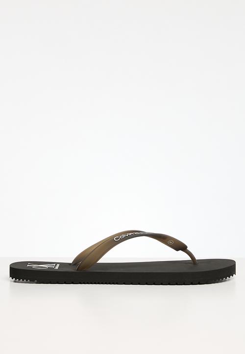 Calvin Klein - Beach sandal logo - black
