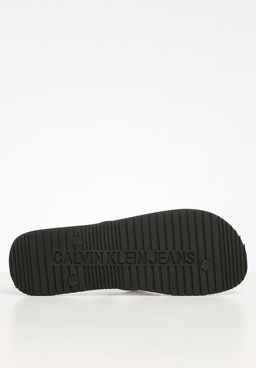 Calvin Klein - Beach sandal logo - black