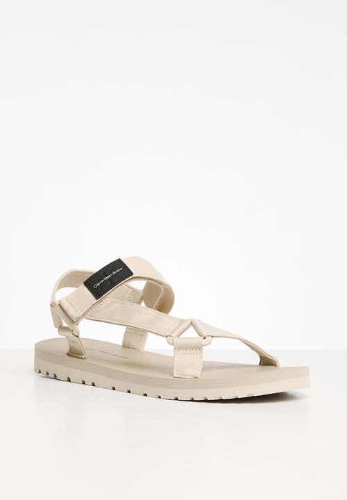 Calvin Klein - Prefresato webbing strap badge - eggshell