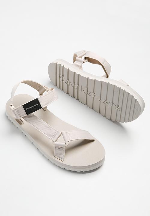 Calvin Klein - Prefresato webbing strap badge - eggshell