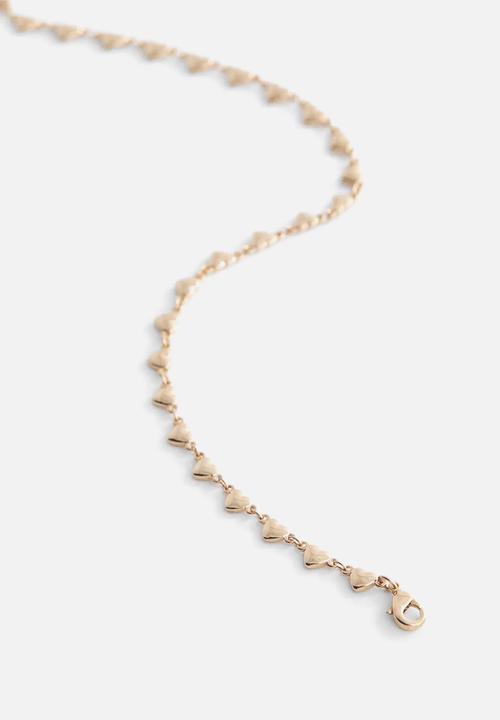 MANGO - Heart pendant necklace - gold