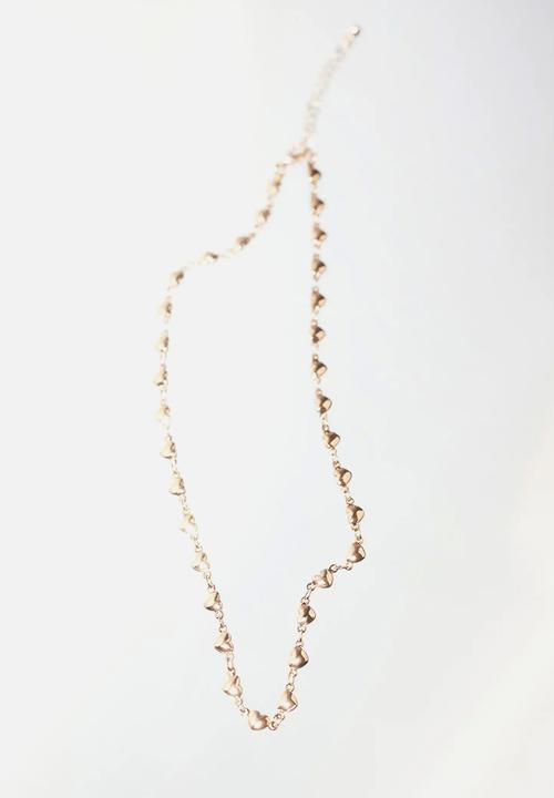 MANGO - Heart pendant necklace - gold