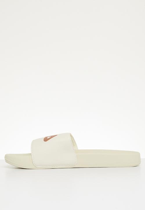 FILA - Hillside metallic slide - gardenia/rose gold