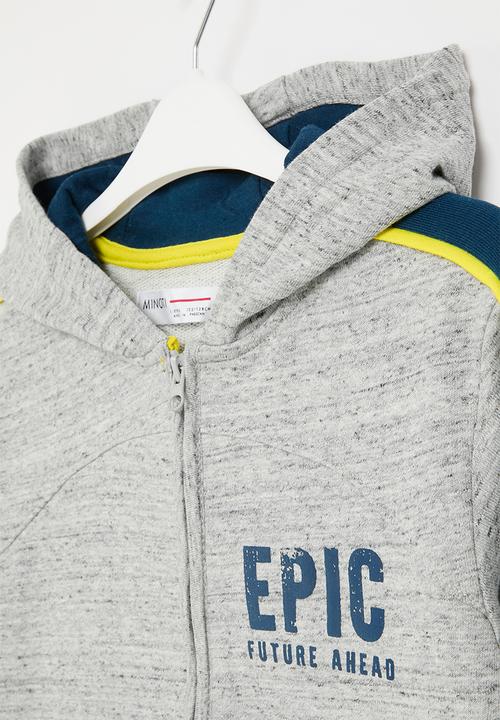 MINOTI - Grindle zip thru hoodie - grey