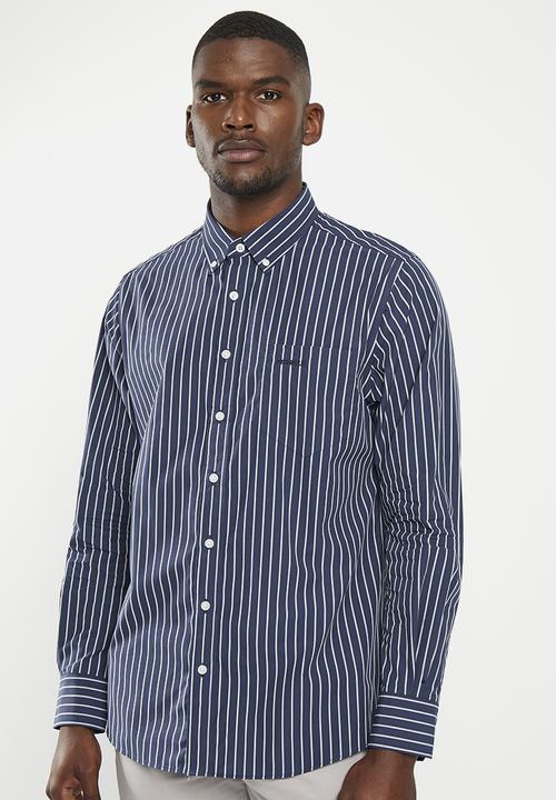 Pringle of Scotland - Finley long sleeve shirt - navy