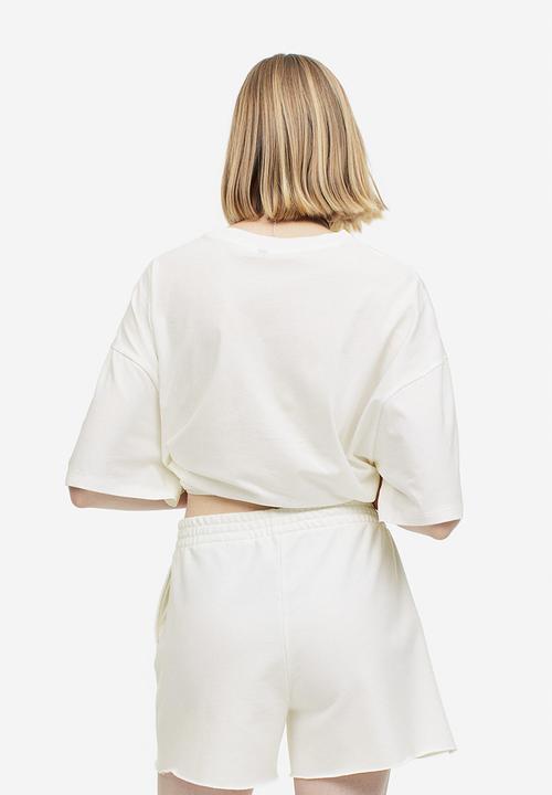 H&M - Sweatshorts - white